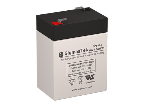 6 Volt 4.5 AH F1 Terminal Battery W1617