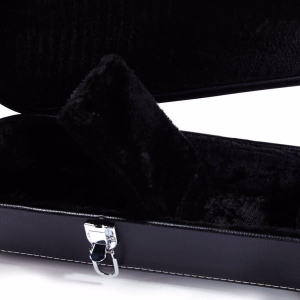 Black Molded Hard Case for Electric Guitar P7705
