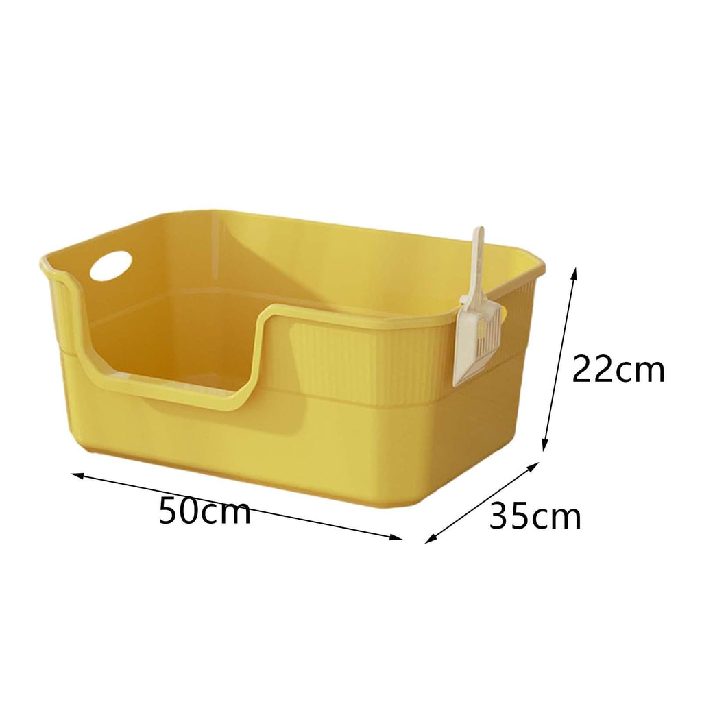 Open Top Cat Litter Tray with High Sides PP Y53209