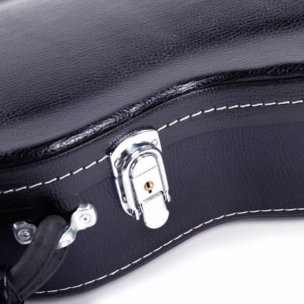Black Molded Hard Case for Electric Guitar P7705