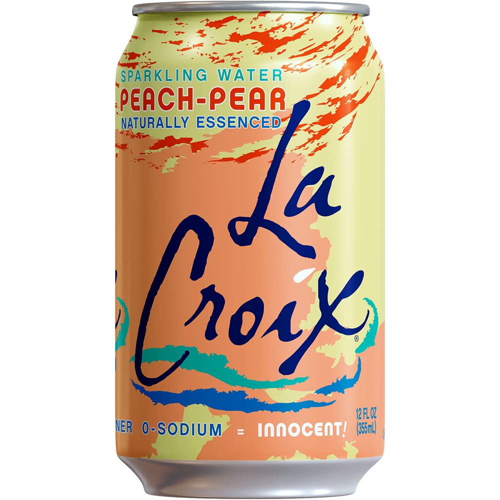 Sparkling Water Peach Pear 8 Pack 12 Fl Oz R353