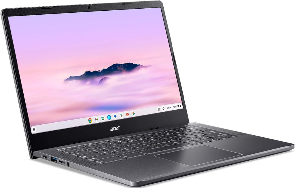 Chromebook Plus 514 Laptop with Google AI, Intel 8-Core i3-N305, 8 GB LPDDR5, 512 GB SSD, 14" FHD IPS Touch Screen, Wi-Fi 6E, Chrome OS H14928
