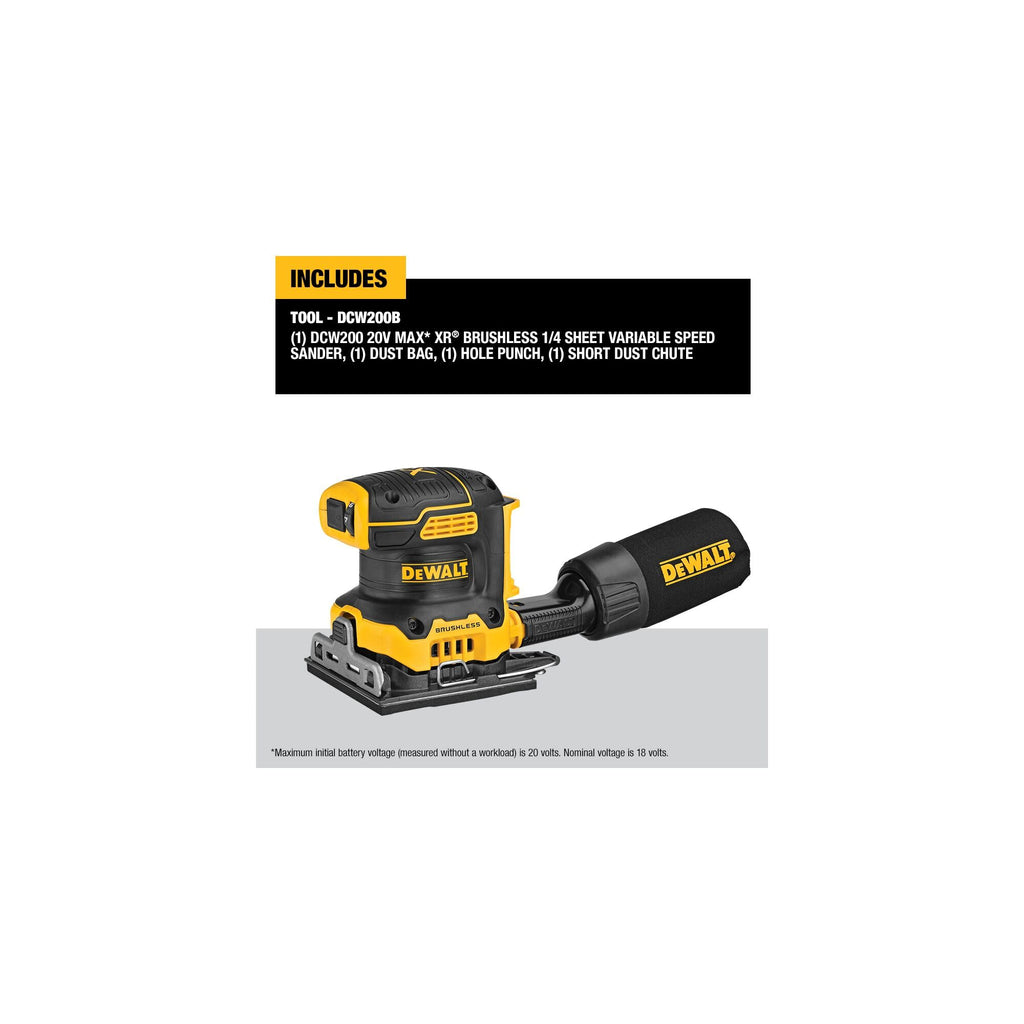 Cordless 1/4 Sheet Variable Speed Sander N602521