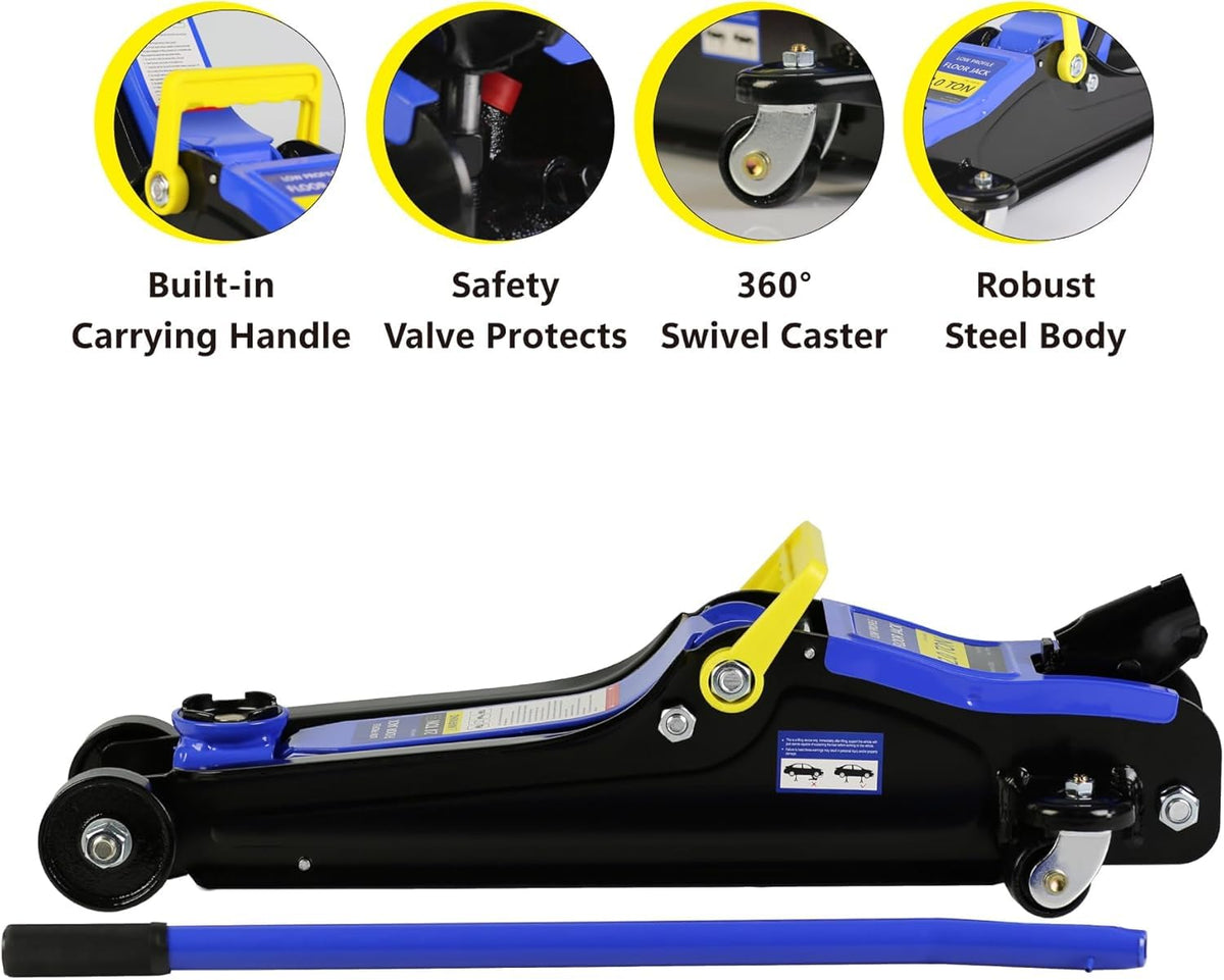 2 Ton Low Profile Hydraulic Floor Jack S8470