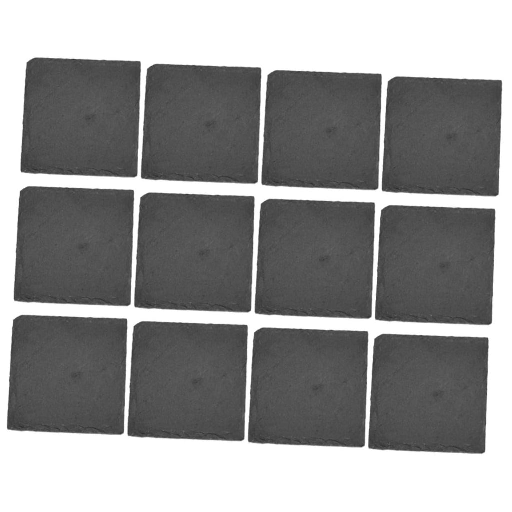 12pcs Natural Stone Coasters Set J6647