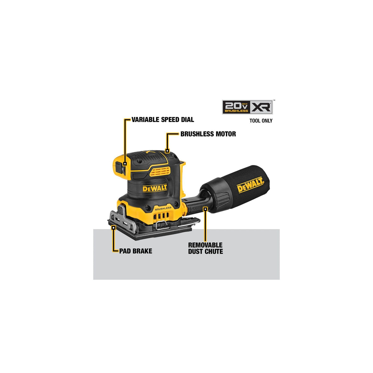 Cordless 1/4 Sheet Variable Speed Sander N602521