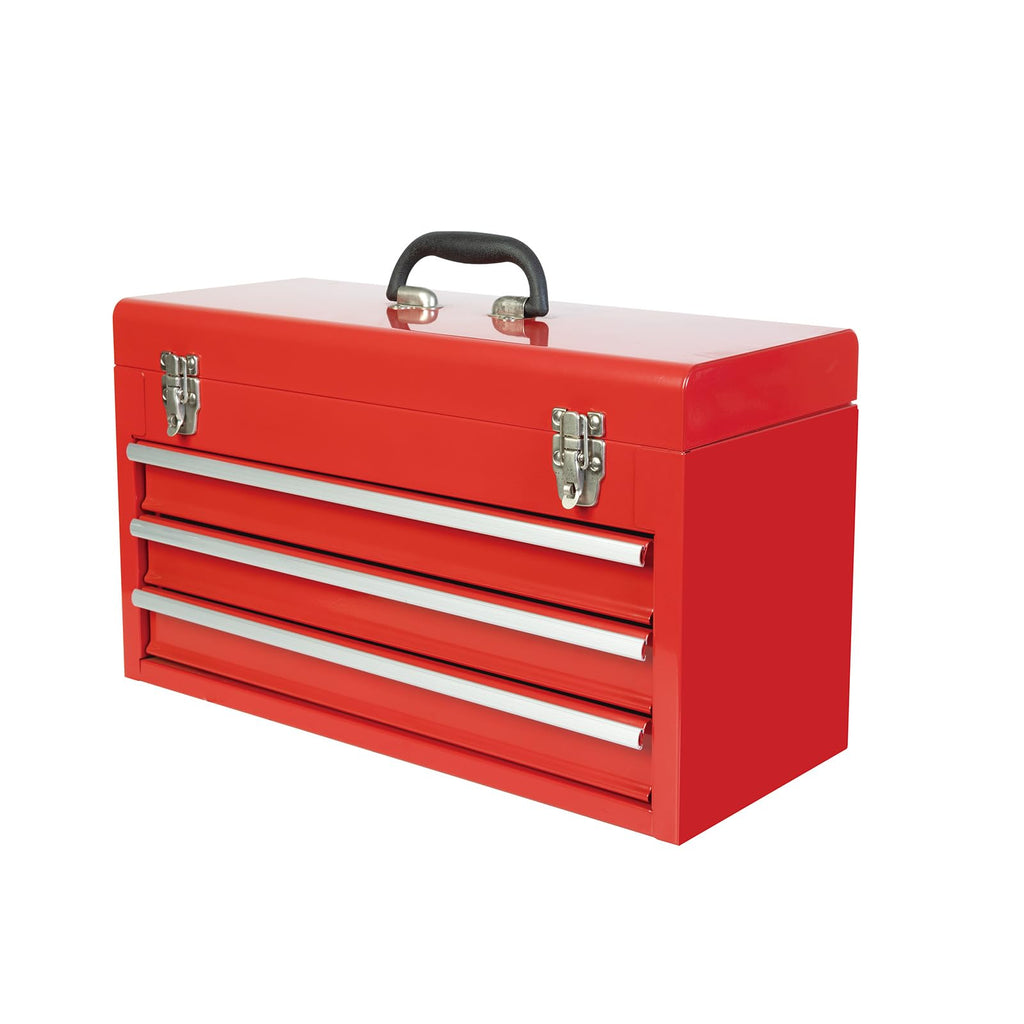 20.5-Inch Metal Tool Box with 3 Drawers X9259