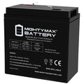 6V 36Ah AGM F2 Terminal Battery F13048