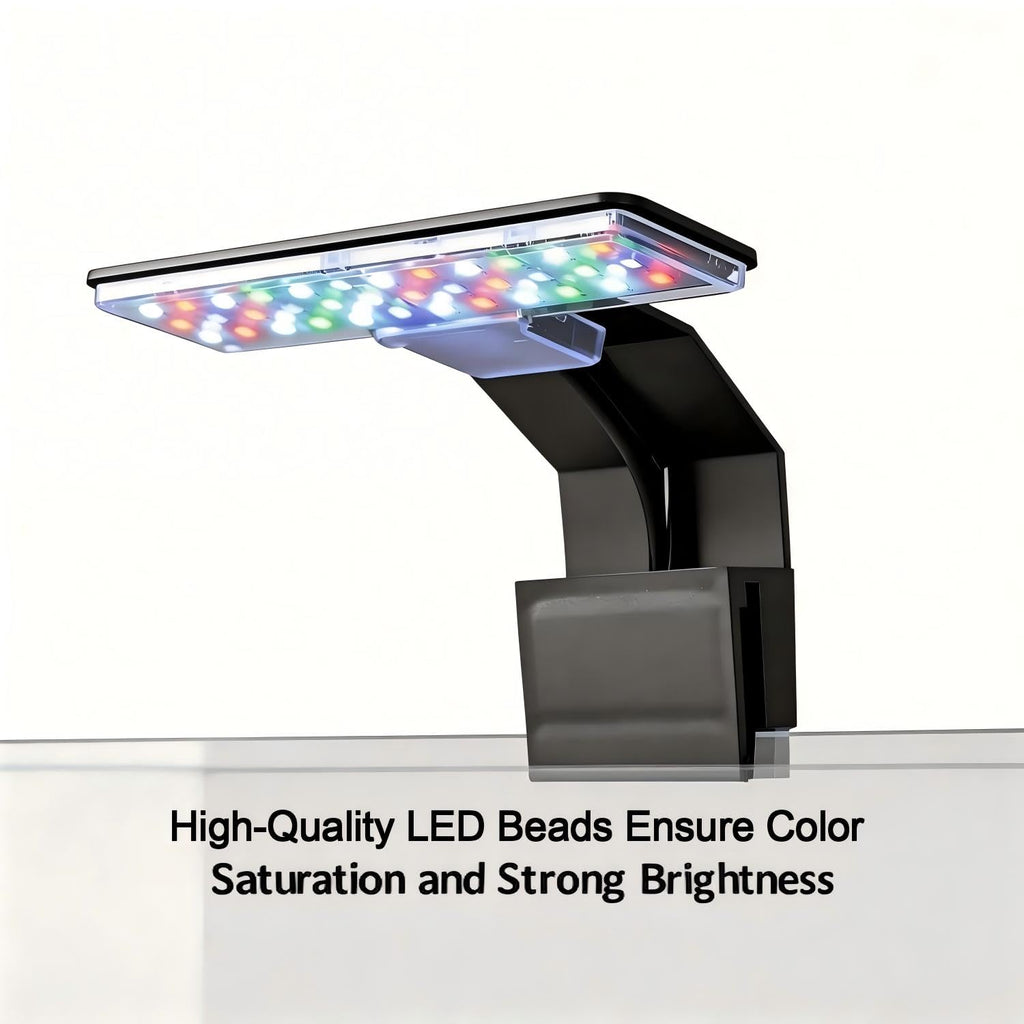 7W Clip On Aquarium Light with White Red Blue Green LED Z777