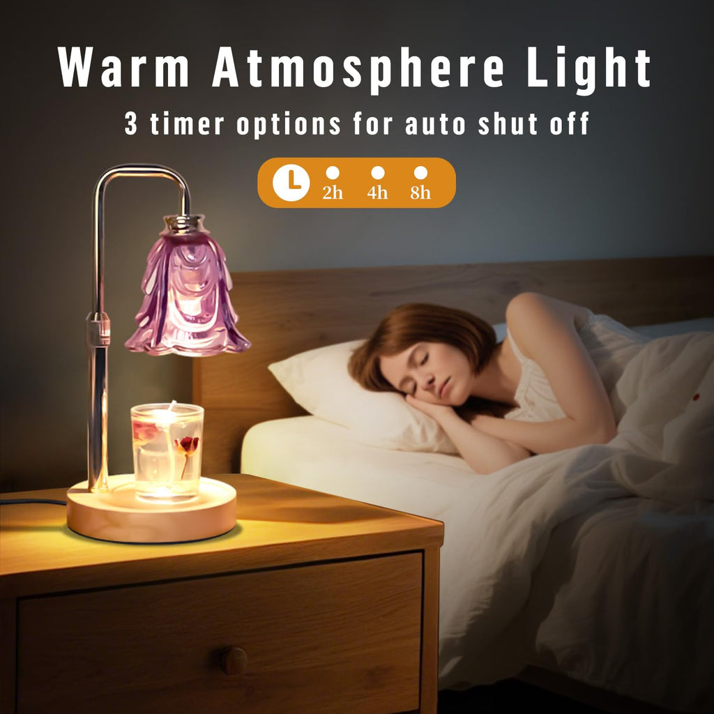 Adjustable Height Dimmable Candle Warmer Lamp with Timer M243800