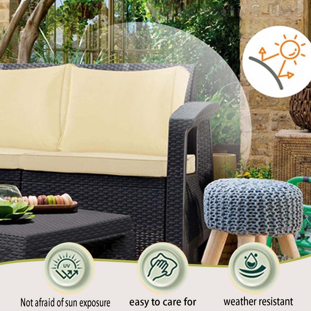 14-Piece Light Blue Outdoor Replacement Cushions M811