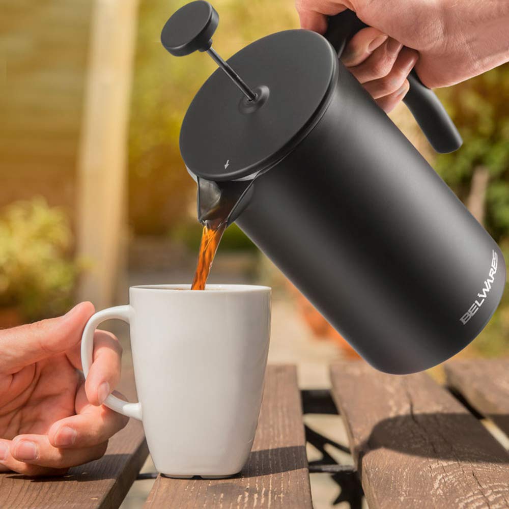 34oz Insulated Stainless Steel French Press R501