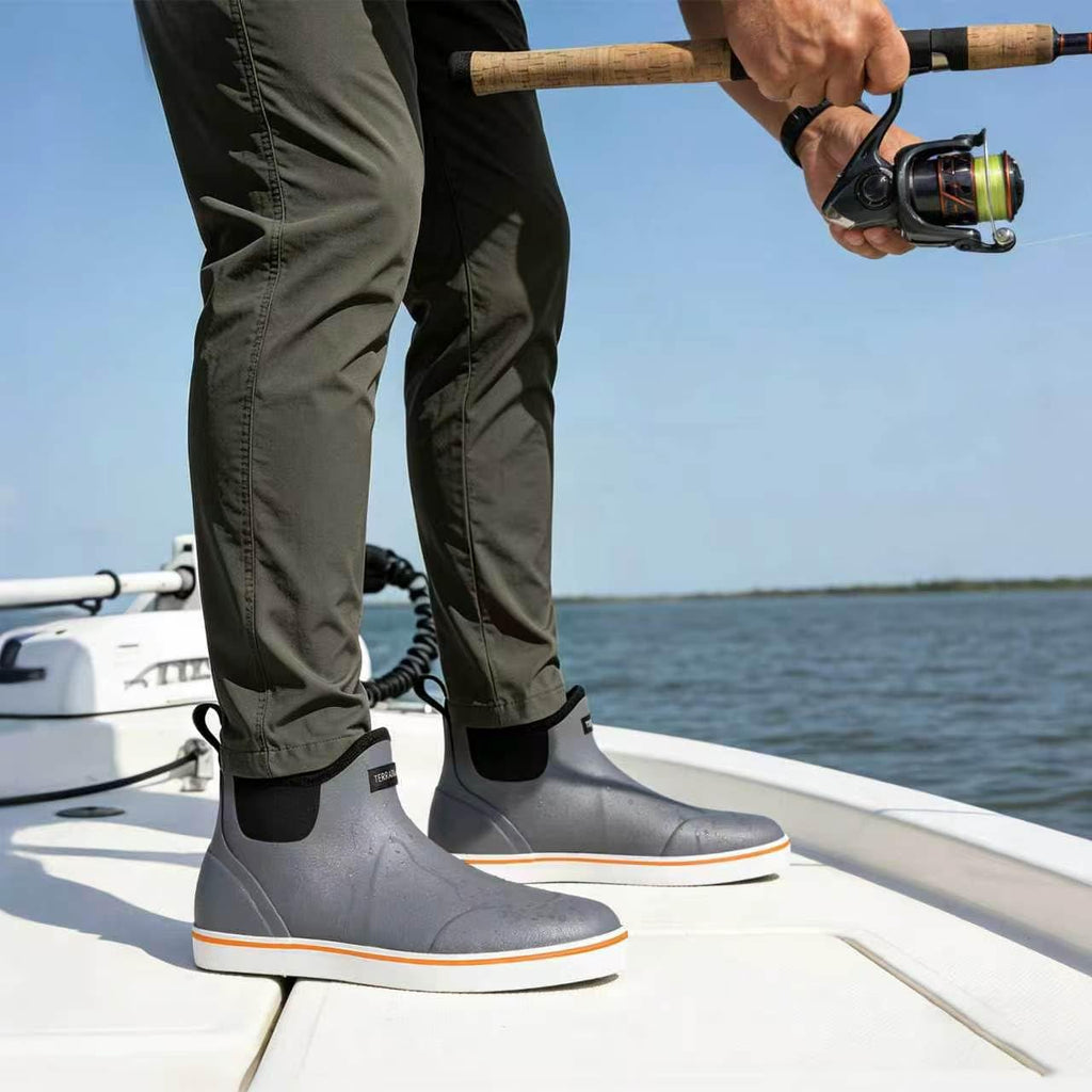 Waterproof Slip-On Ankle Deck Boots Z92058