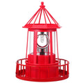 Solar Powered Rotating Lighthouse Garden Light Z256025