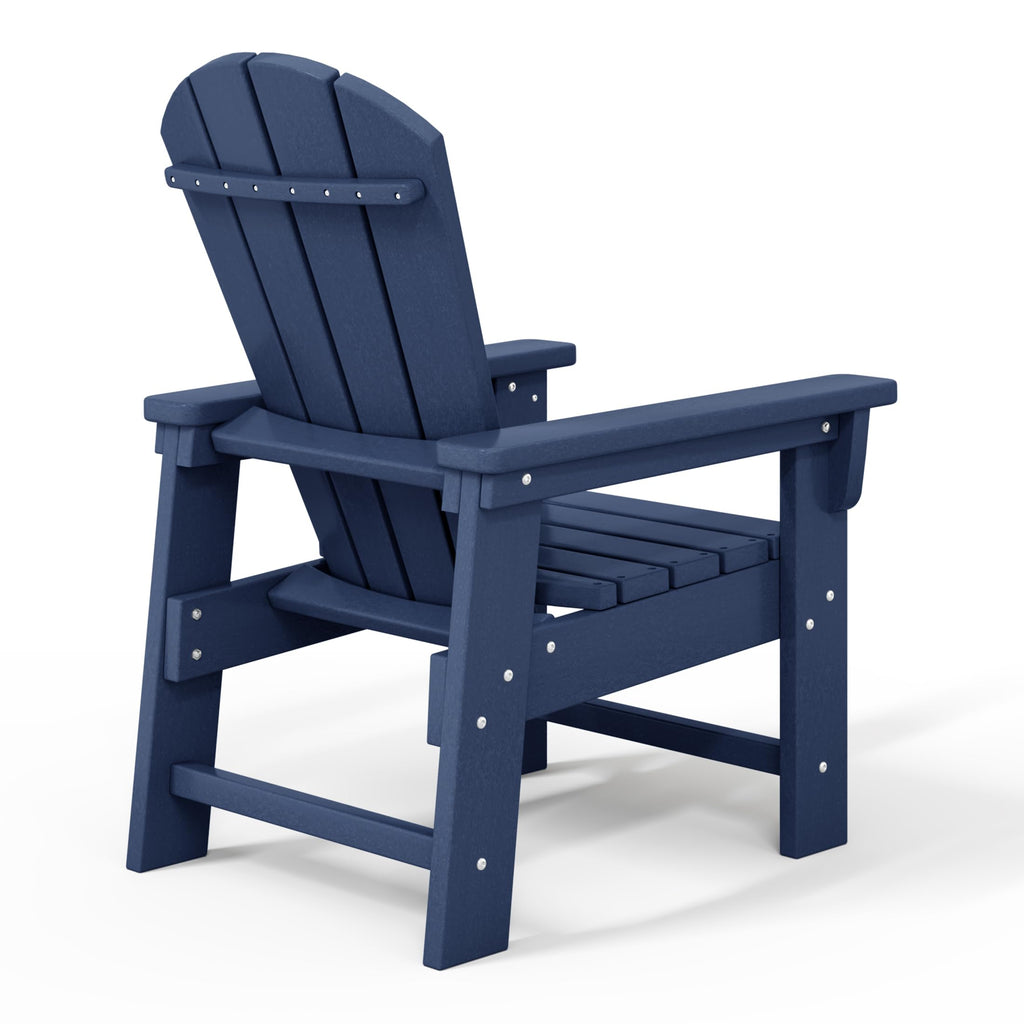 Navy Blue HDPE Adirondack Chair Z696