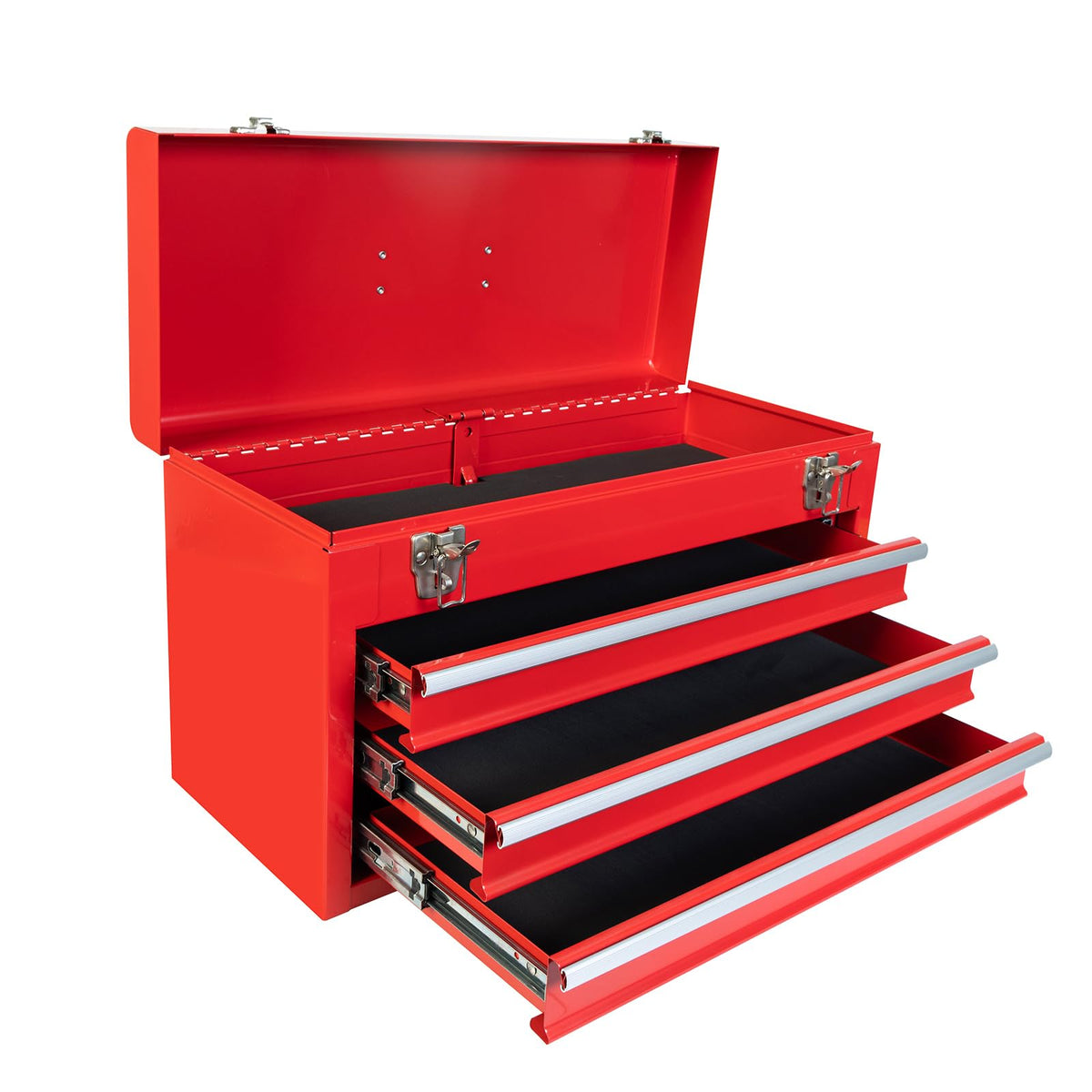 20.5-Inch Metal Tool Box with 3 Drawers X9259