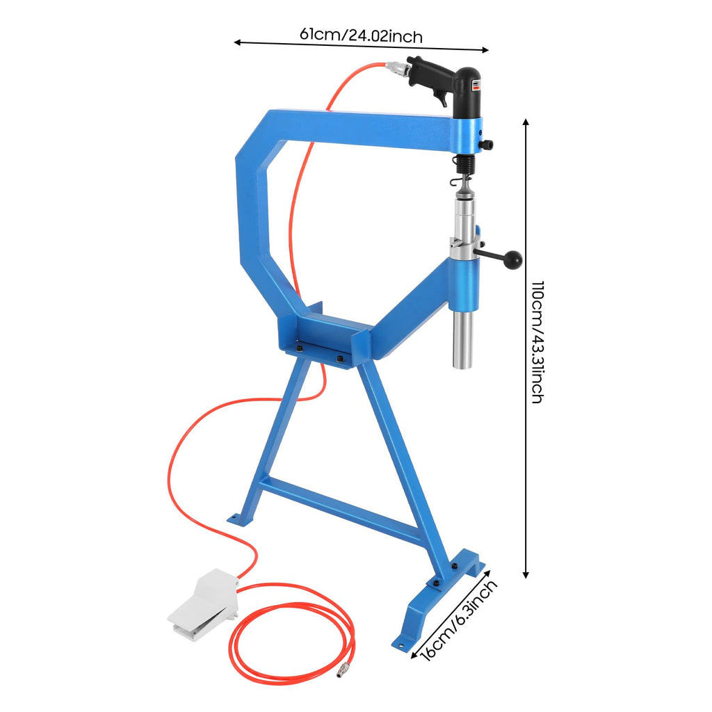 Pneumatic Planishing Hammer with Pedal & Stand E52139