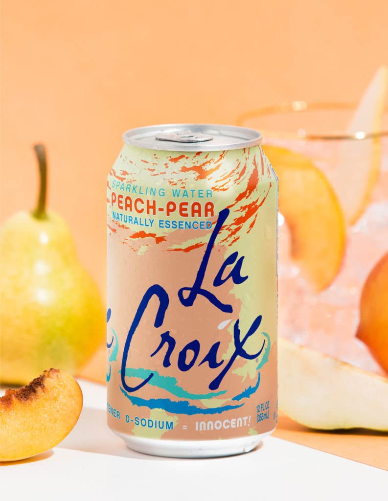 Sparkling Water Peach Pear 8 Pack 12 Fl Oz R353