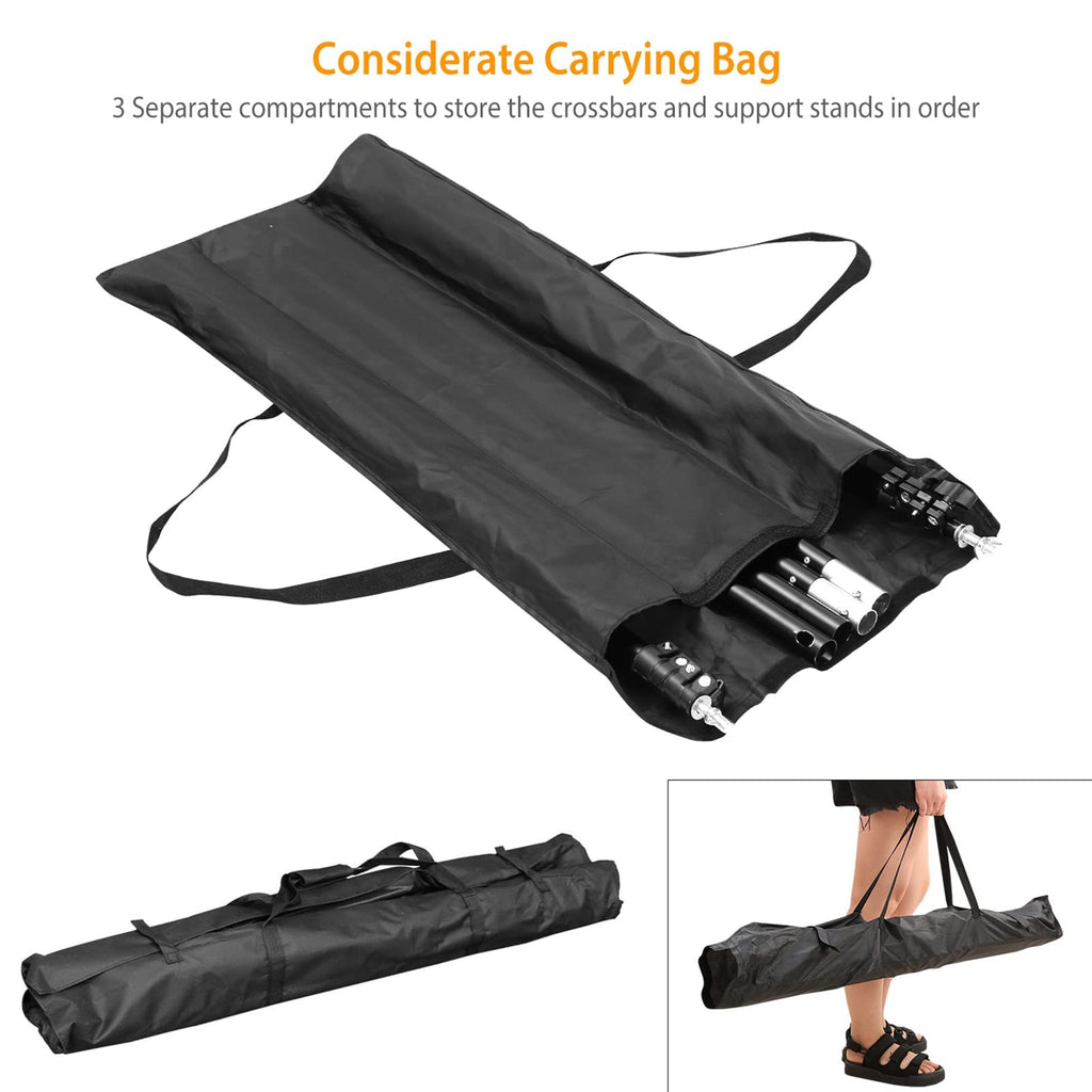 10ft Adjustable Backdrop Stand Kit with Clamps & Carry Bag Z2023