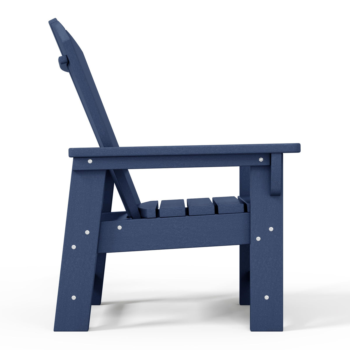Navy Blue HDPE Adirondack Chair Z696