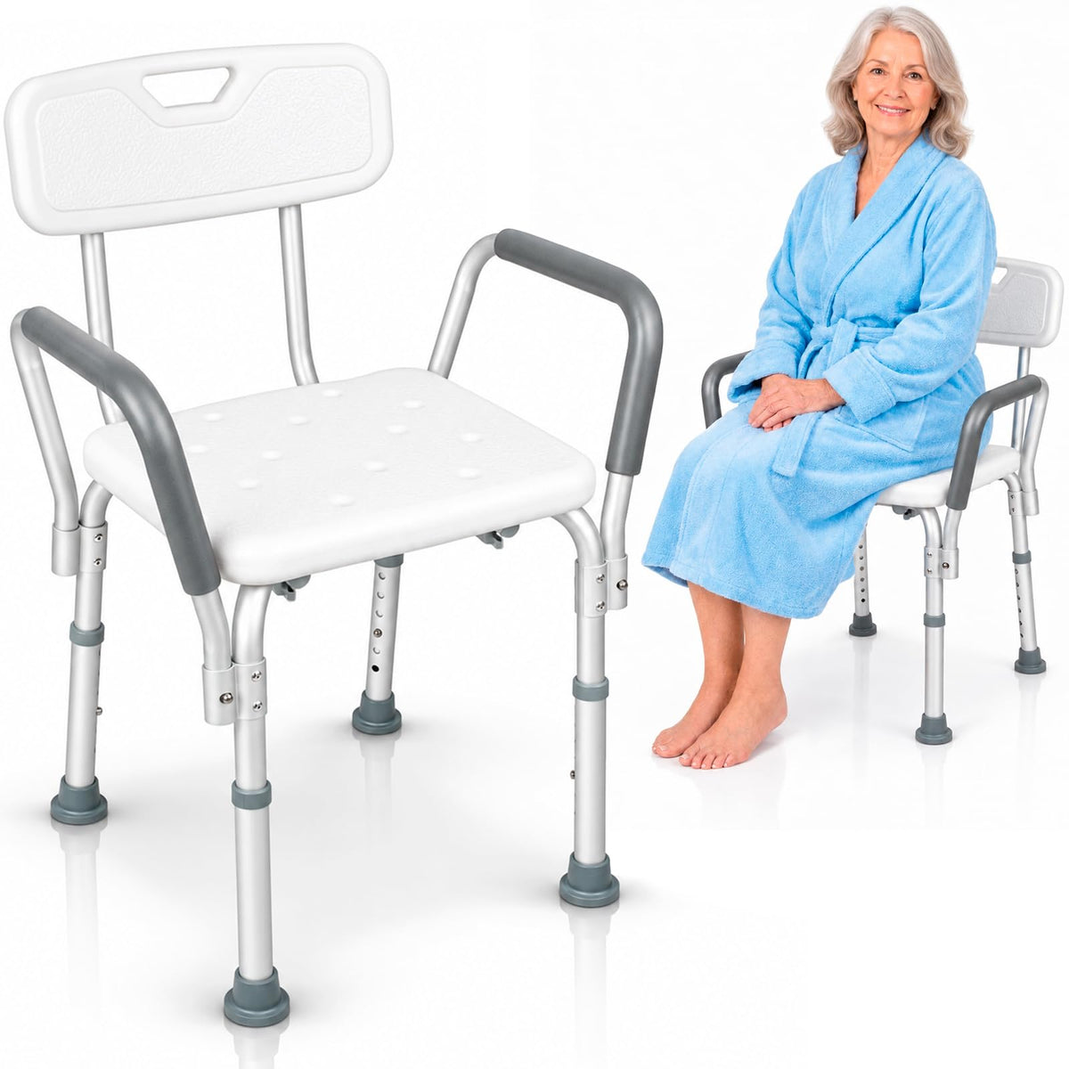 Shower Chair with Arms & Back I73945