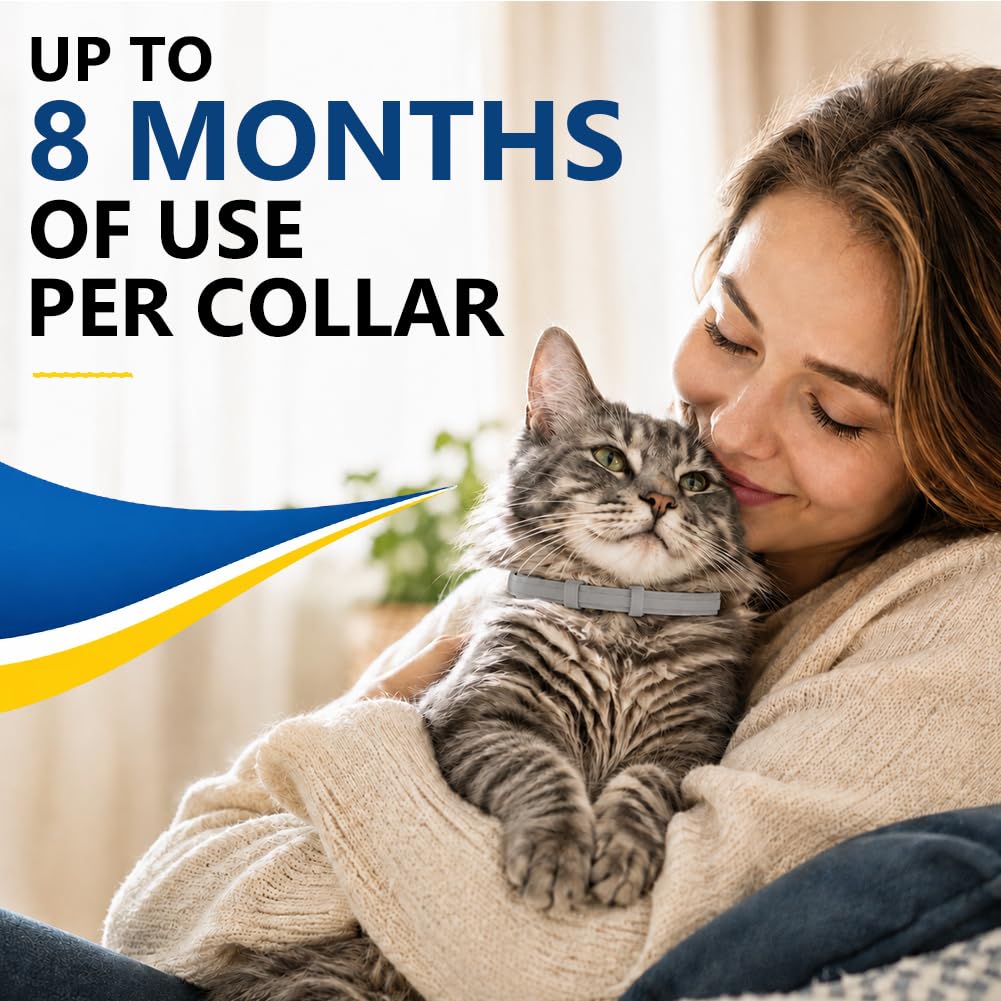 Flea & Tick Collar for Cats 4 Pack J817