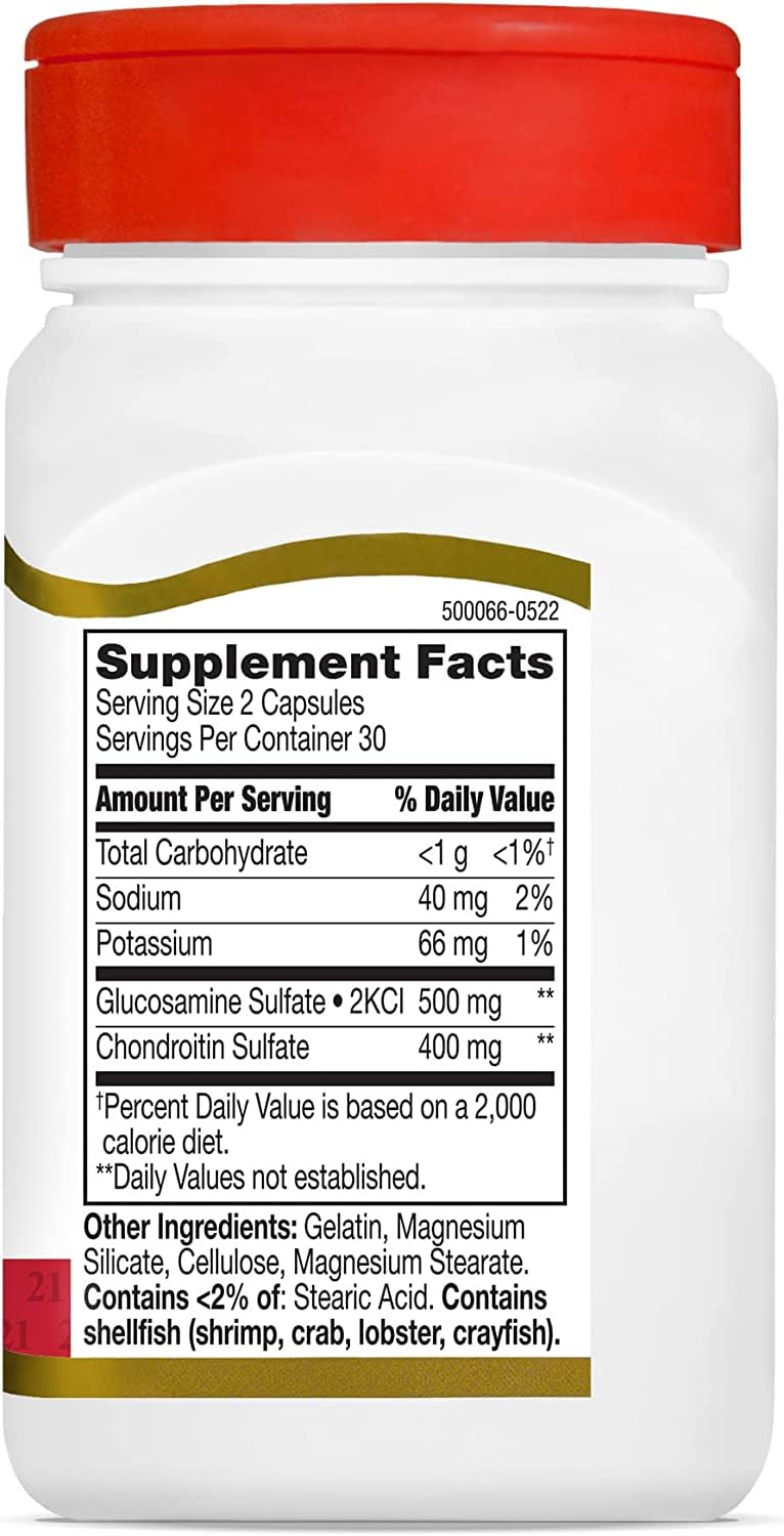 Glucosamine Chondroitin Capsules, 60ct W900