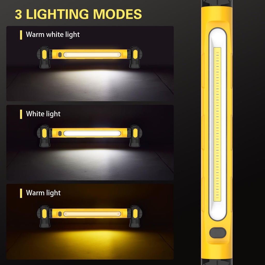 Magnetic Work Light Bar, 6000mAh 3000LM Rechargeable W218