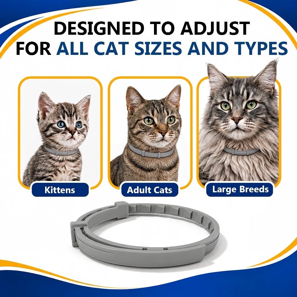 Flea & Tick Collar for Cats 4 Pack J817