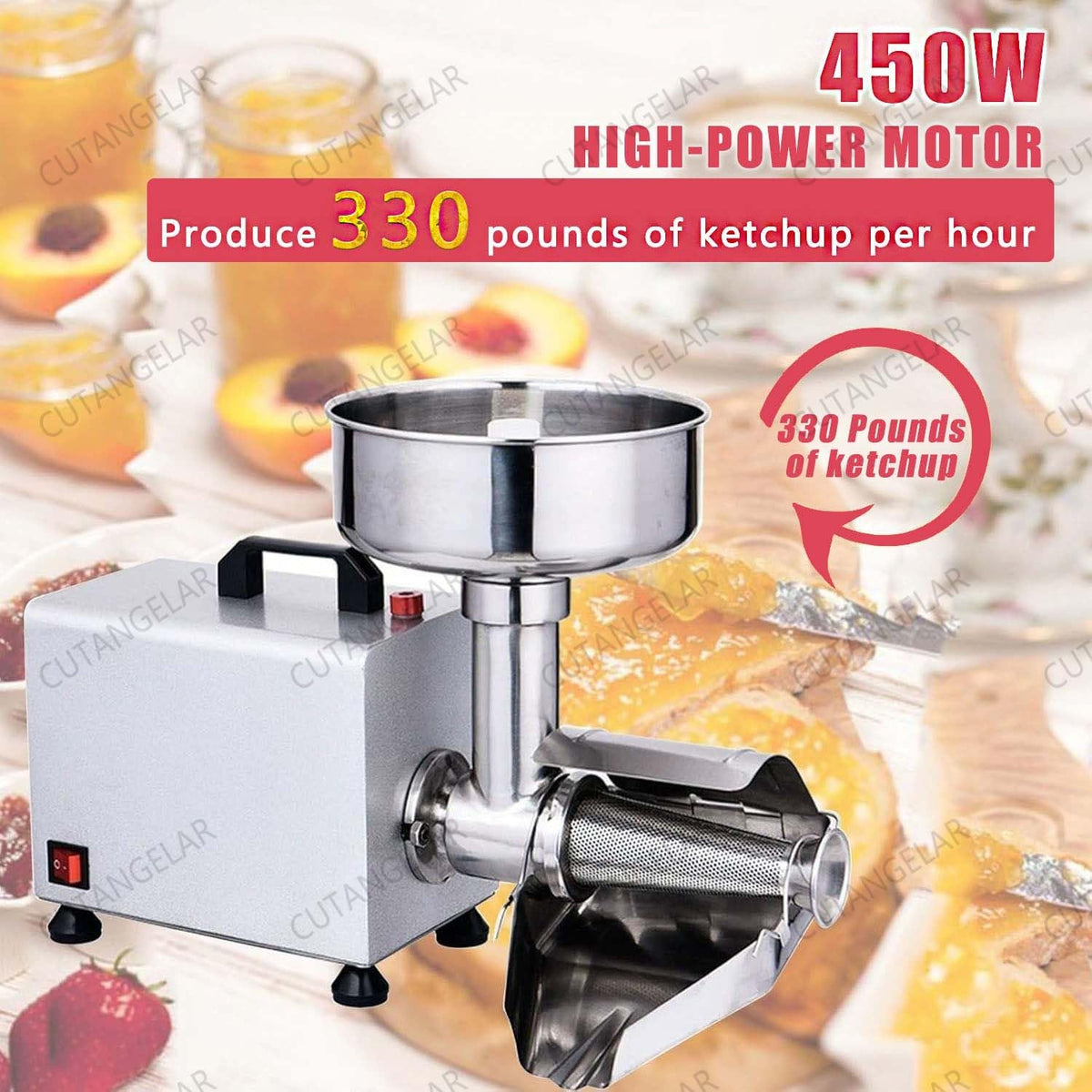 450W Electric Food Press with Steel Filter Z193398