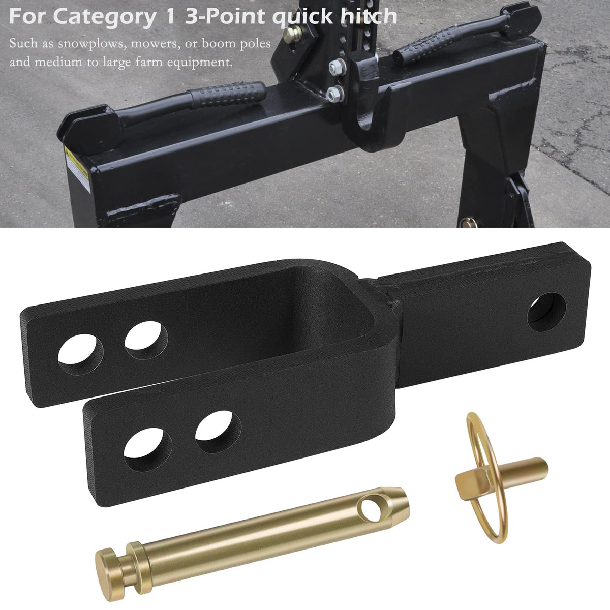 Quick Hitch Adapter for Category 1 3-Point J1208