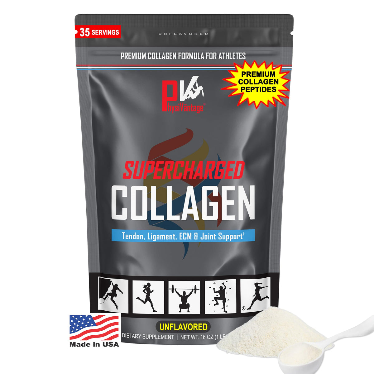 Collagen Peptides Powder Unflavored 16oz X302694