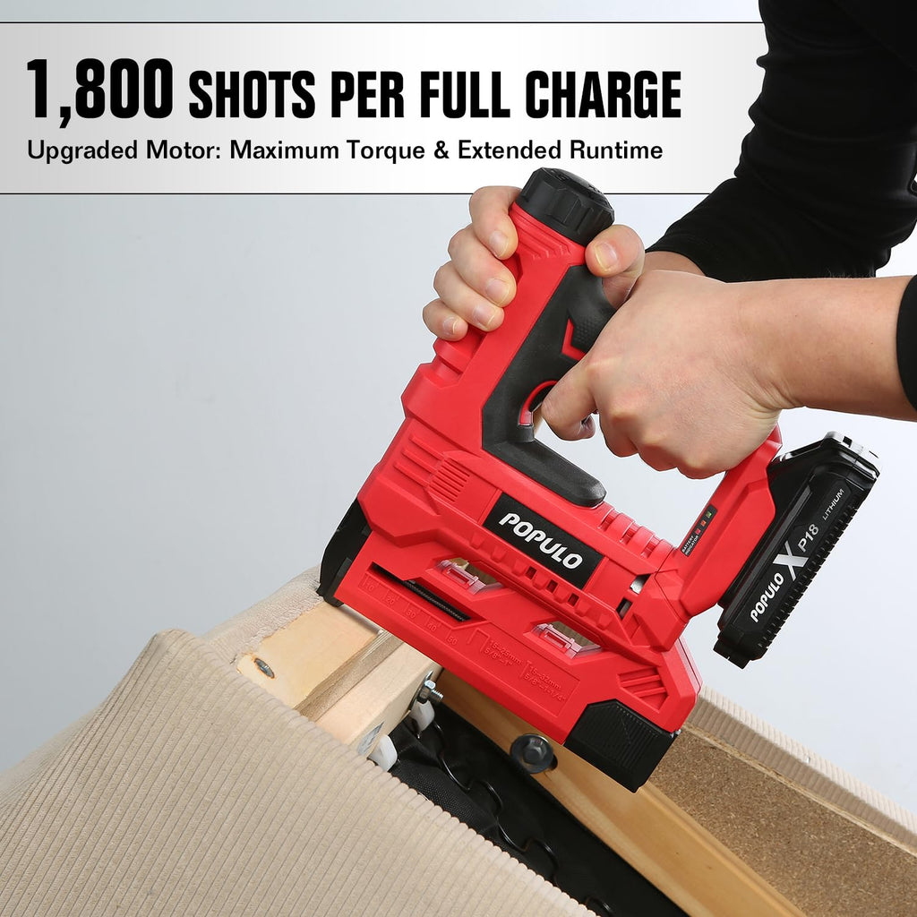 18 Gauge 2 In 1 Cordless Brad Nailer Stapler D54100