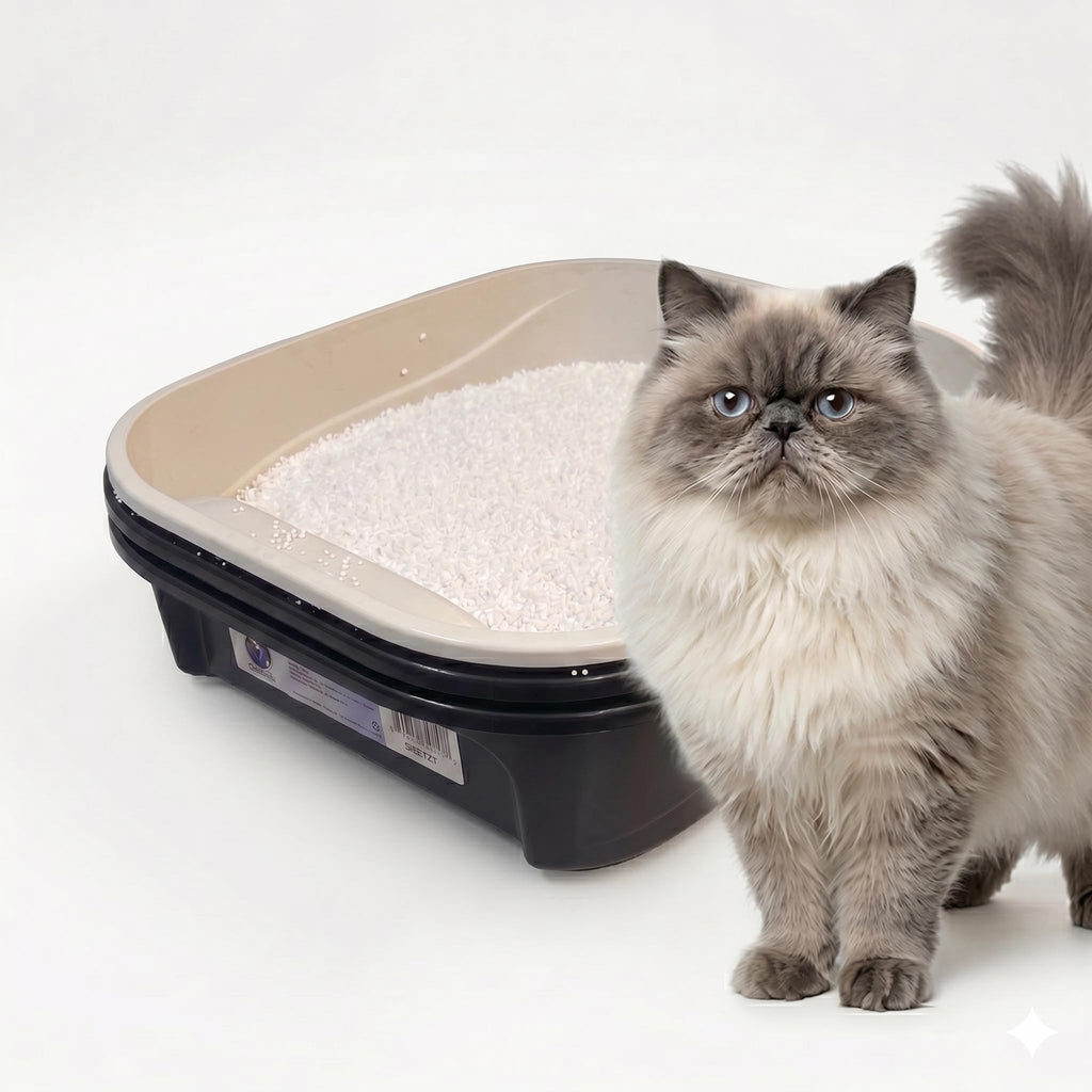 Black Sifting Cat Litter Box W272