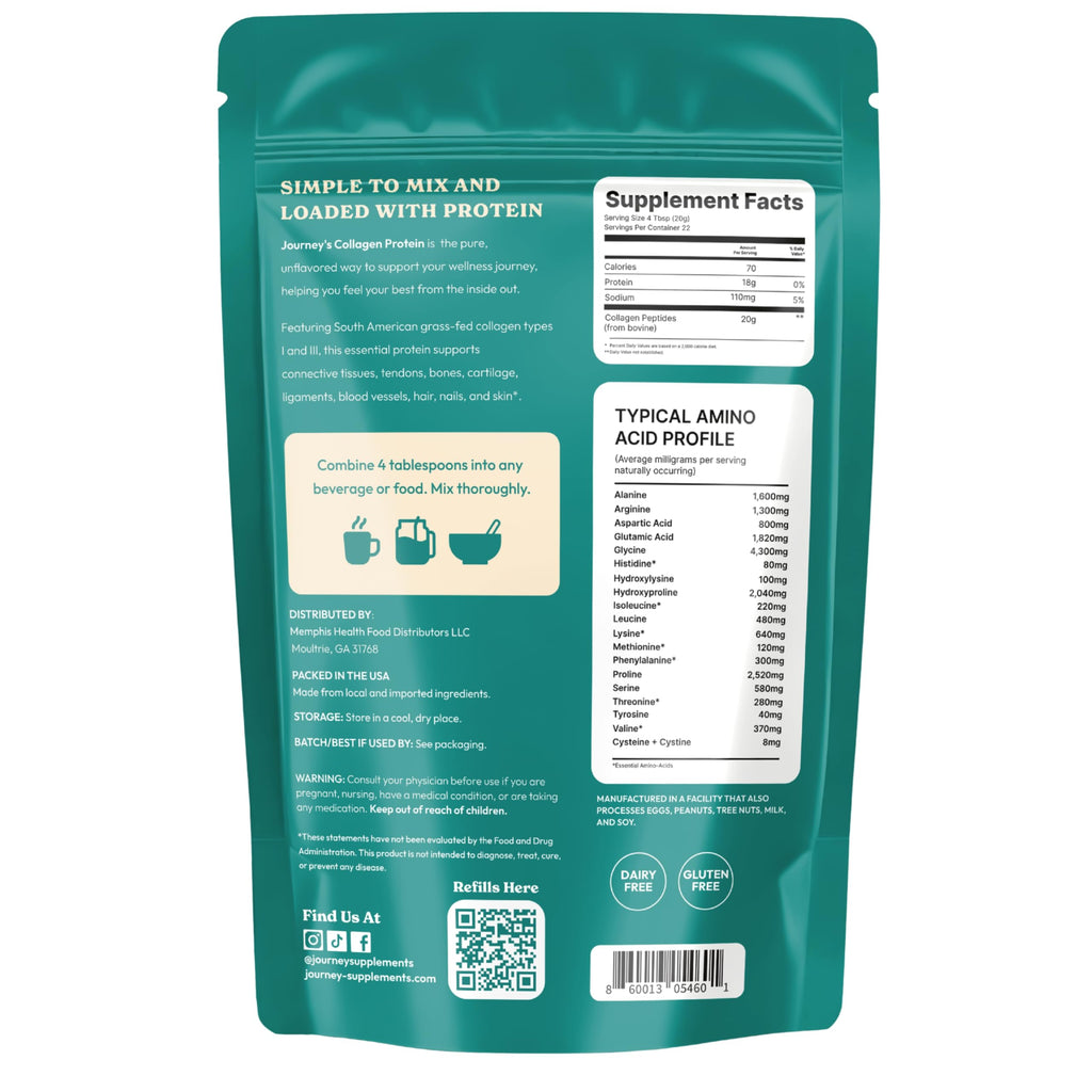 Unflavored Grass-Fed Collagen Peptides Powder Z972762