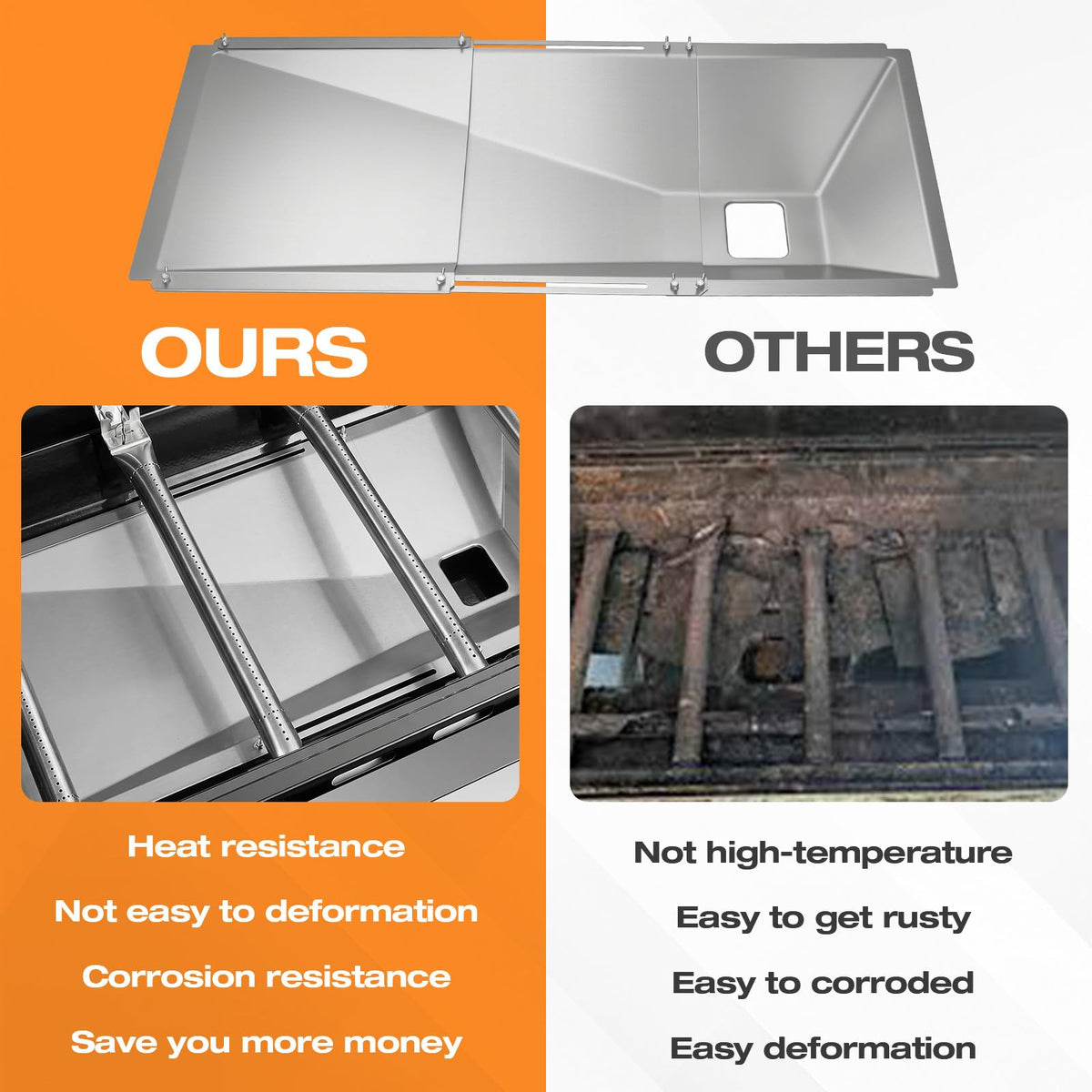 Adjustable Universal Grease Tray with Catch Pan M1657