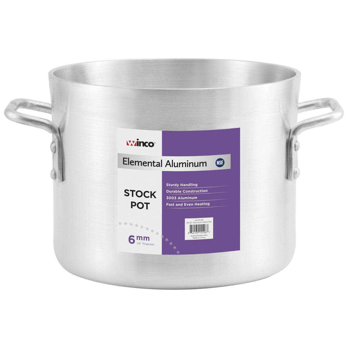 6.0mm Aluminum Stock Pot, 40-Quart G379