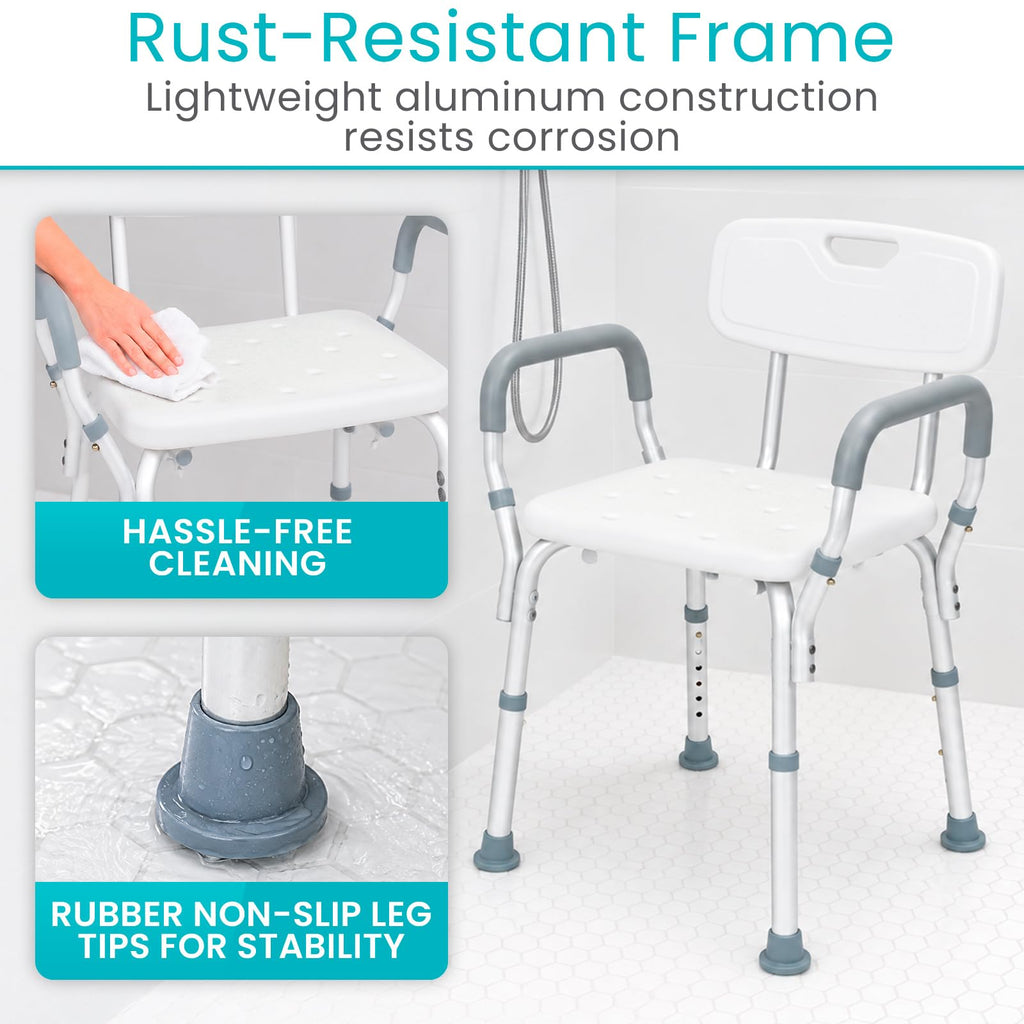 Shower Chair with Arms & Back I73945