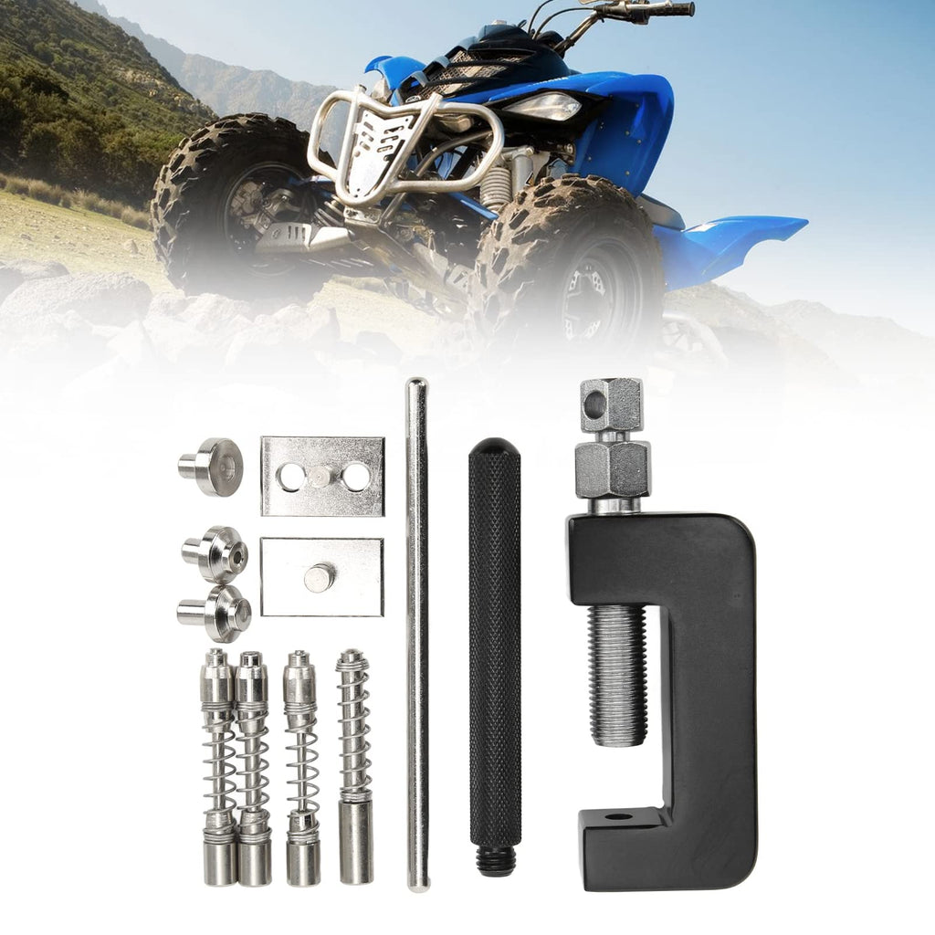 12 Pc Universal Motorcycle Chain Riveting Tool Set with Storage Box B970