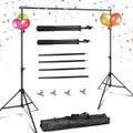 10ft Adjustable Backdrop Stand Kit with Clamps & Carry Bag Z2023