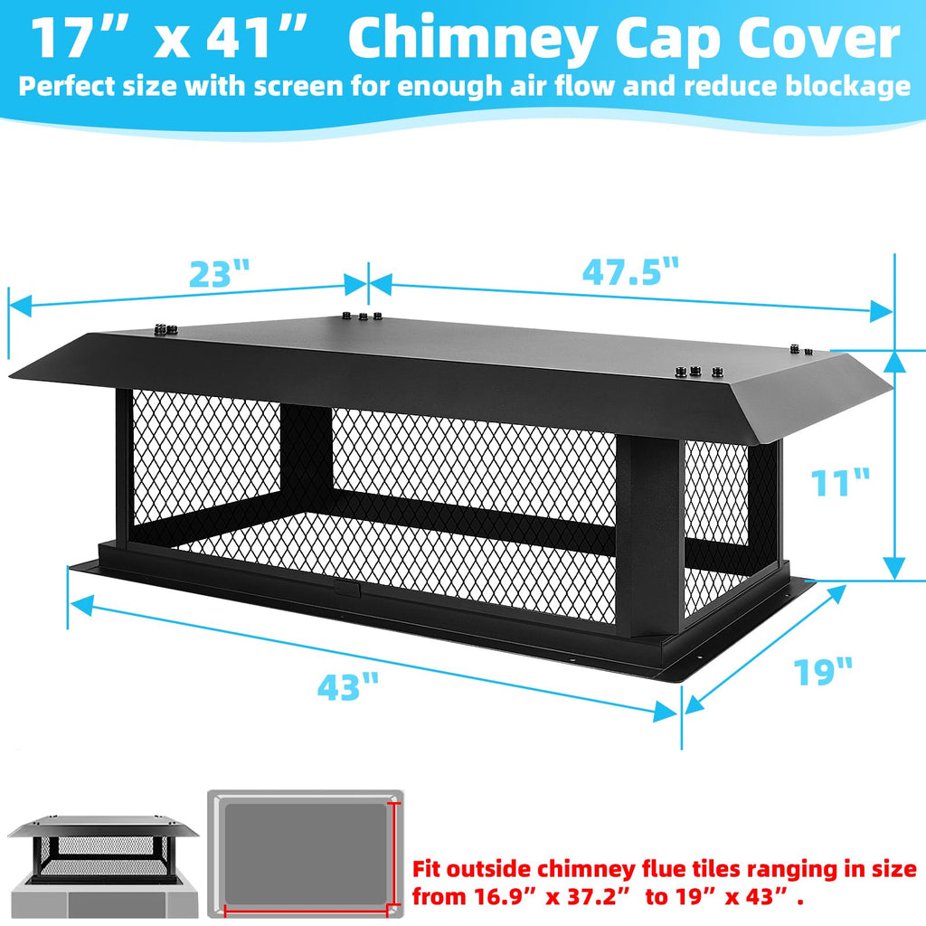 17" x 41" Chimney Cap C448302