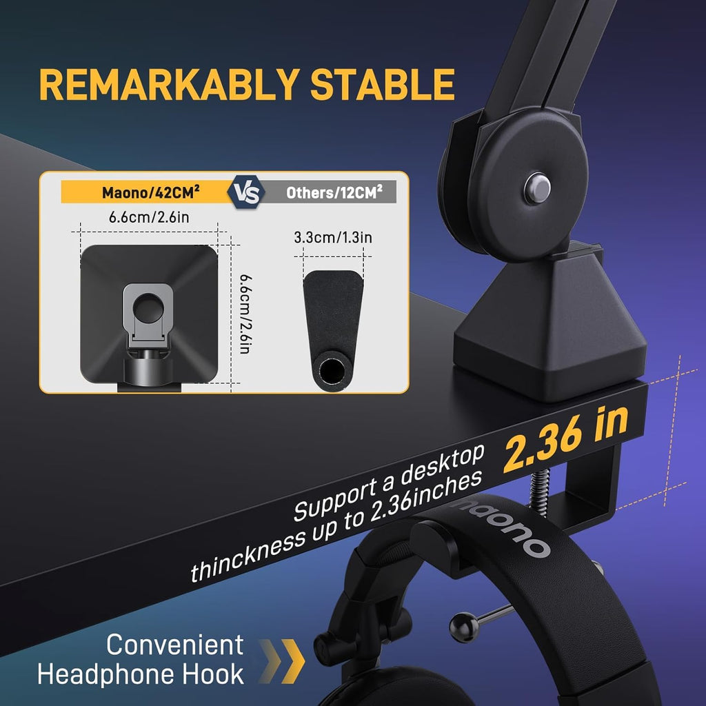 Dynamic Microphone Kit with Boom Arm Q573