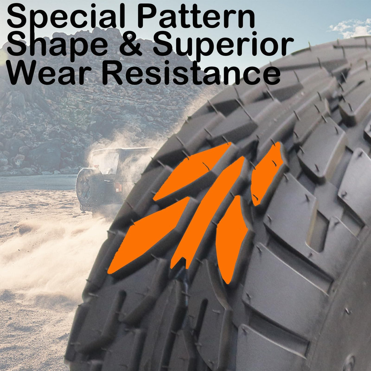 19X7-8 4-Ply All Terrain ATV UTV Tire, Pack of 2 E561736