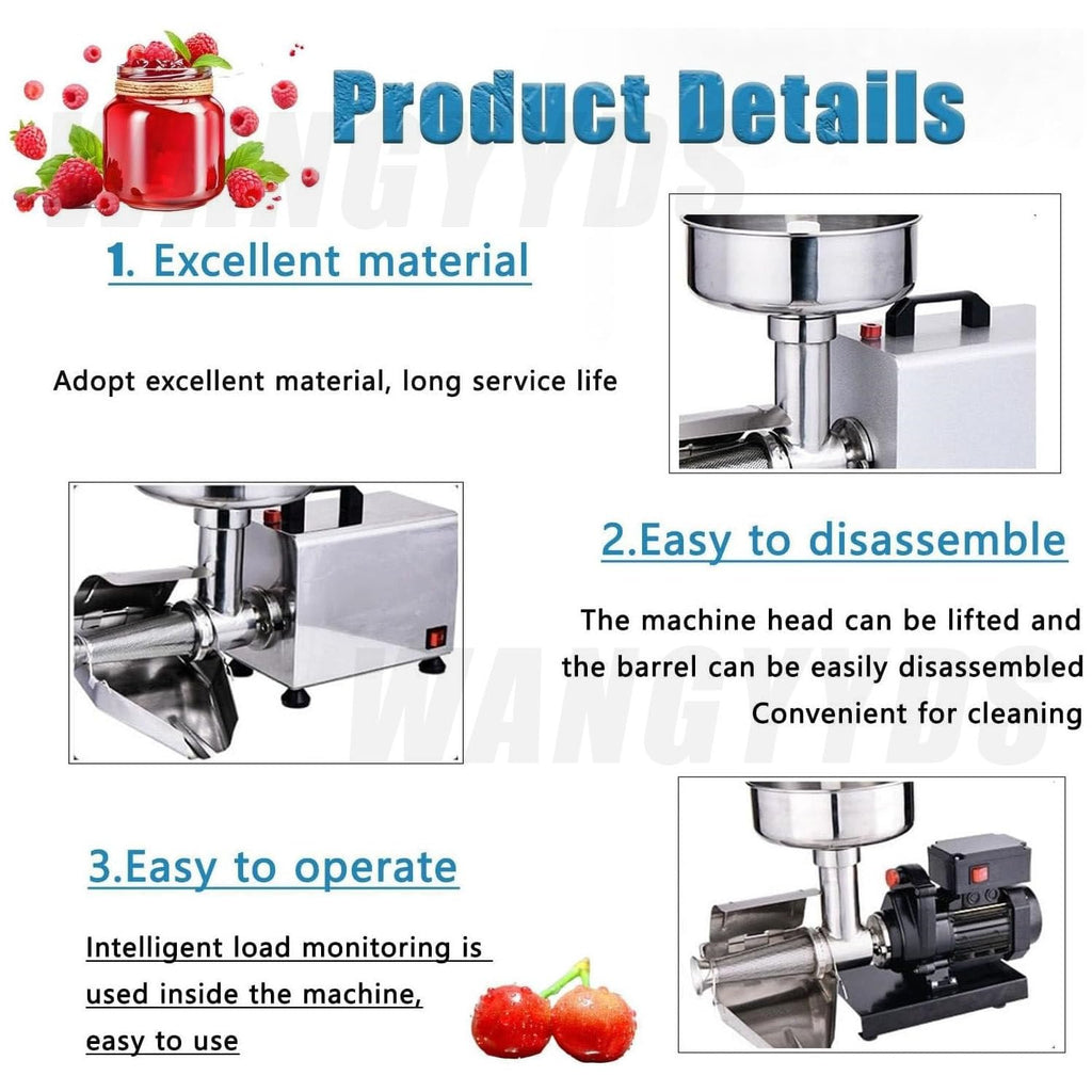 450W Electric Tomato Strainer Stainless Steel A4018