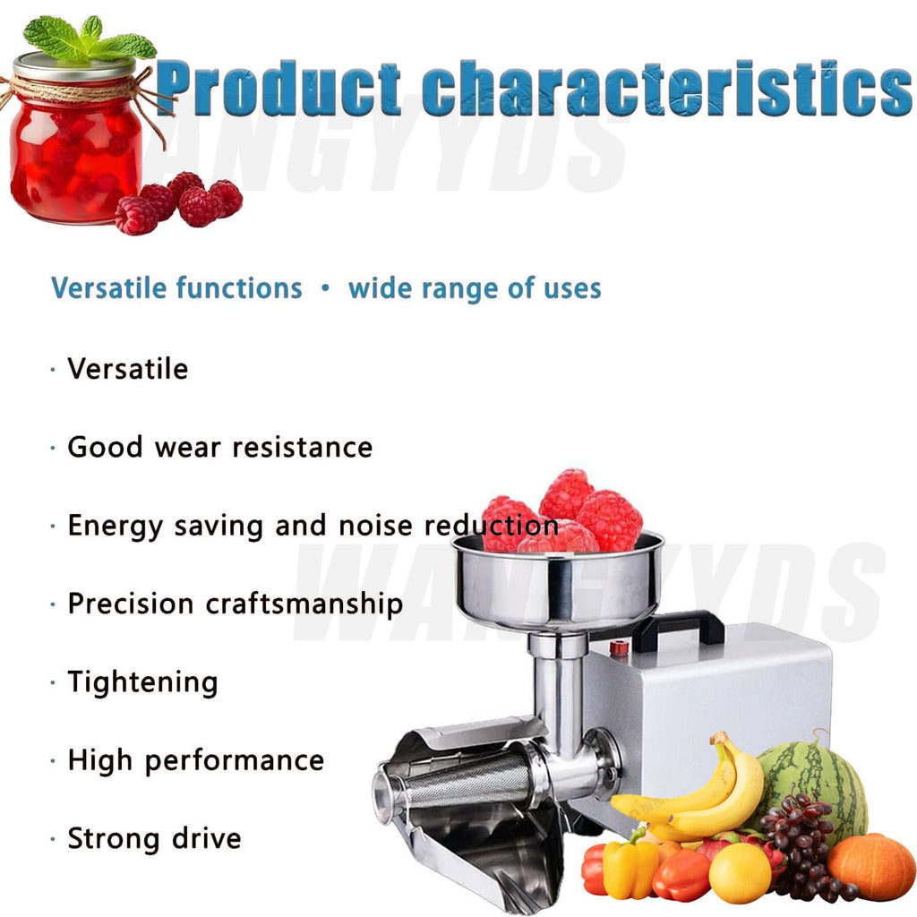 450W Electric Tomato Strainer Stainless Steel A4018