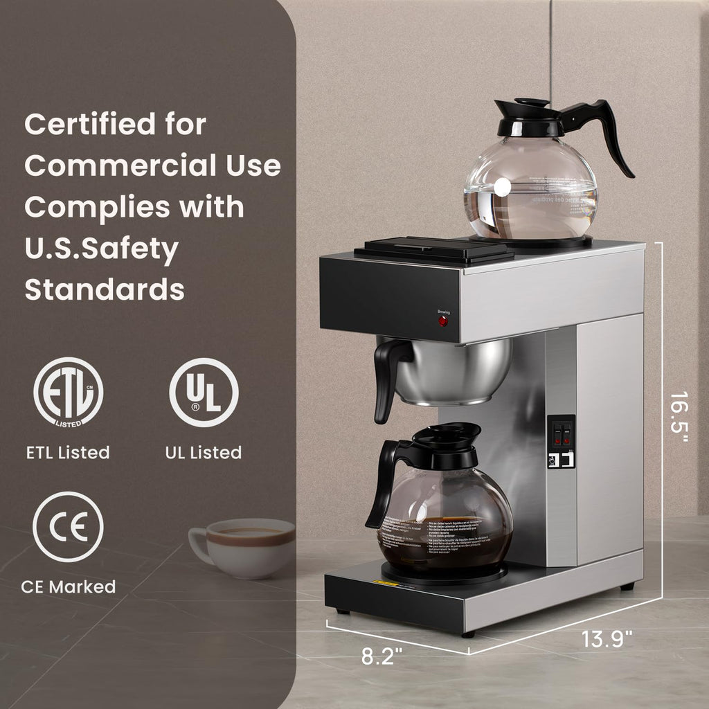 Commercial Pour Over Coffee Maker D6139
