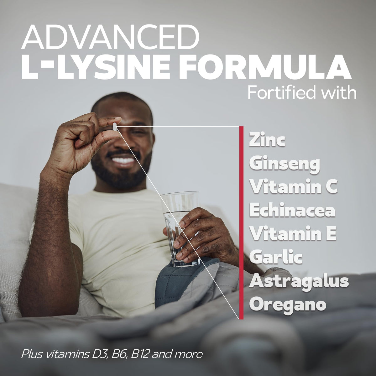 L Lysine Cold Sore Treatment 250mg 120 Capsules U611477