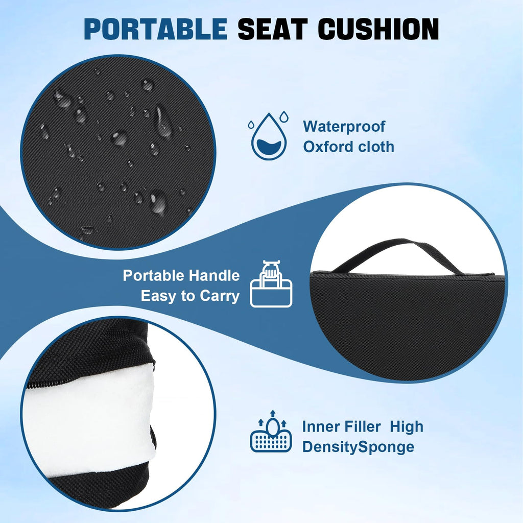 2 Pcs Stadium Seat Cushions with Handle C878418