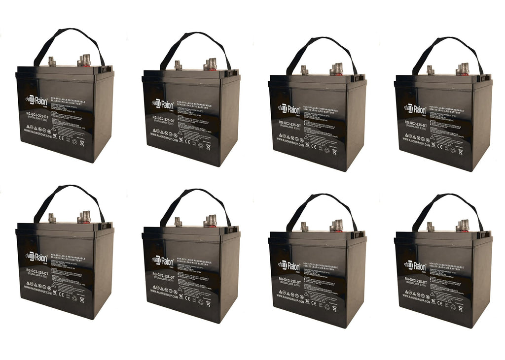 6V 225Ah Rechargeable AGM Battery 8 Pack A236112