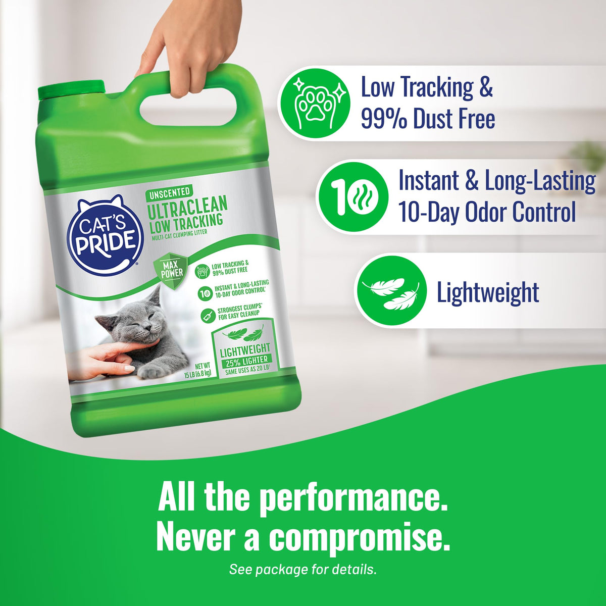 Unscented Clumping Litter 15lb X1003